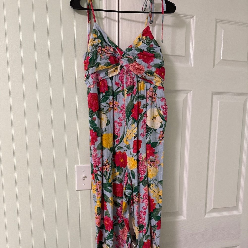 Tropical Print Romper